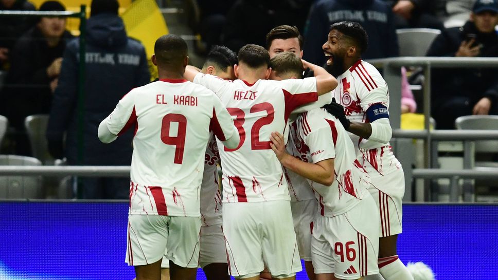 Олимпиакос спечели първата си победа в Шампионската лига през този