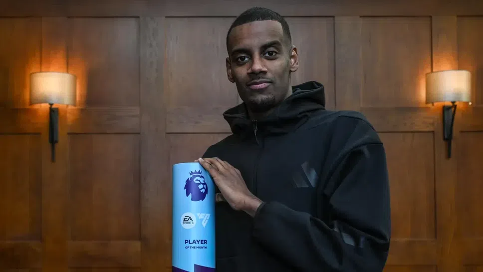 Александър Исак грабна последната месечна награда в Англия за 2024 година