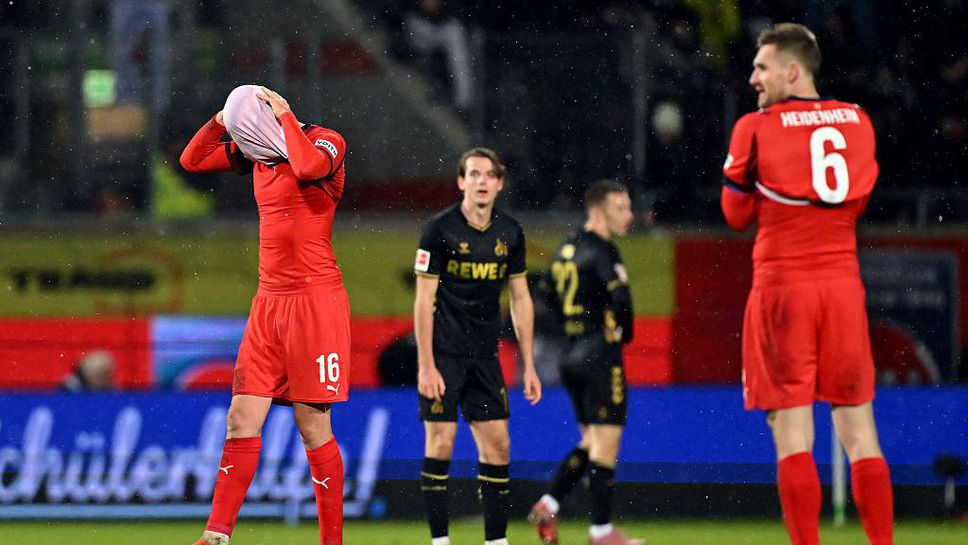 Хайденхайм и Кьолн завършиха наравно 2 2 в мач от