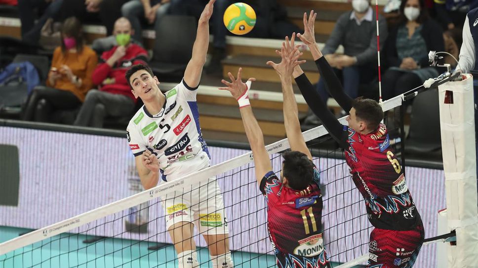 Перуджа смаза Тренто и ги остави извън 1/4-финалите в ШЛ🏐