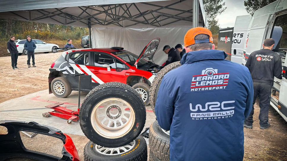 Ланс Строл тества WRC2 автомобил на легендарна отсечка в Португалия