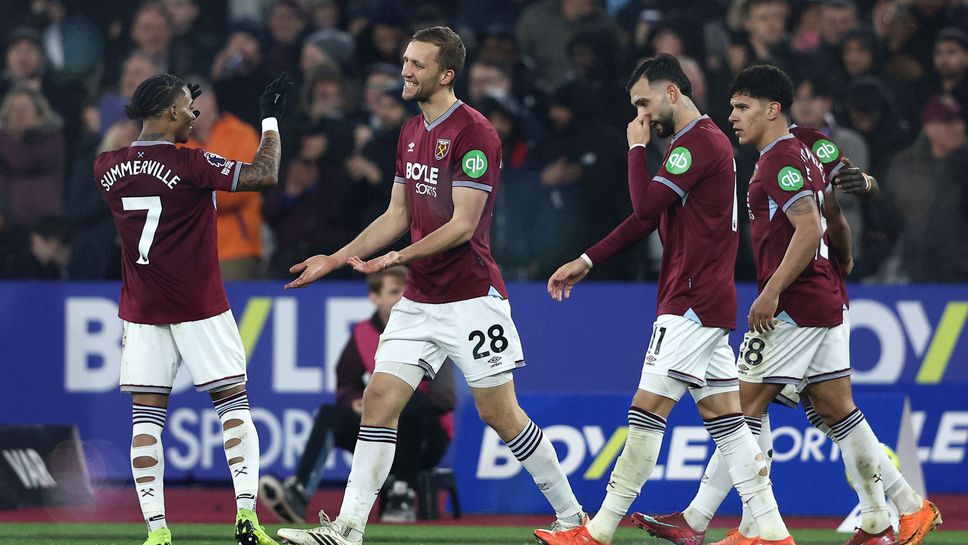 Уест Хам 1:0 Манчестър Юнайтед, Соучек откри резултата