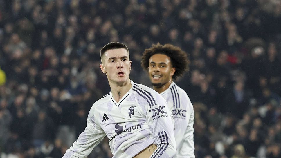 Ман Юнайтед се измъкна в добавеното време срещу Уест Хам, но петата поредна победа остана мираж