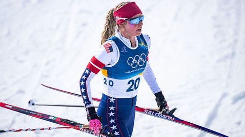 Джеси Дигинс: При падането по време на скиатлона, натъртих ребрата си и е наистина болезнено