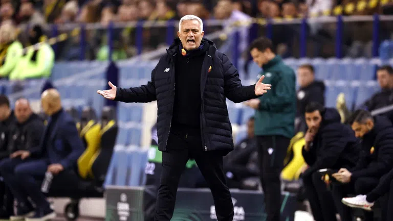 Треньорът на Рома Жозе Моуриньо бе критичен към представянето на