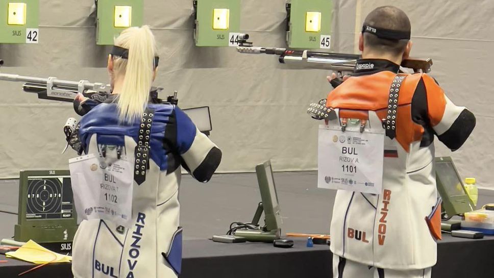 Антон и Таня Ризови останаха 19-и в микса на пушка на Европейското