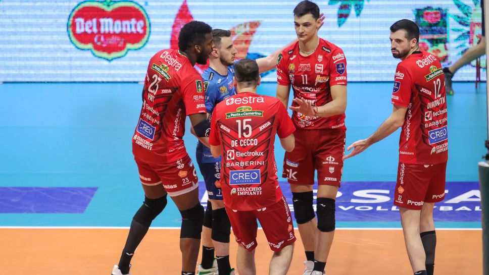 Алекс Николов с 18 точки, Лубе пред отпадане от 1/4-финалните плейофи