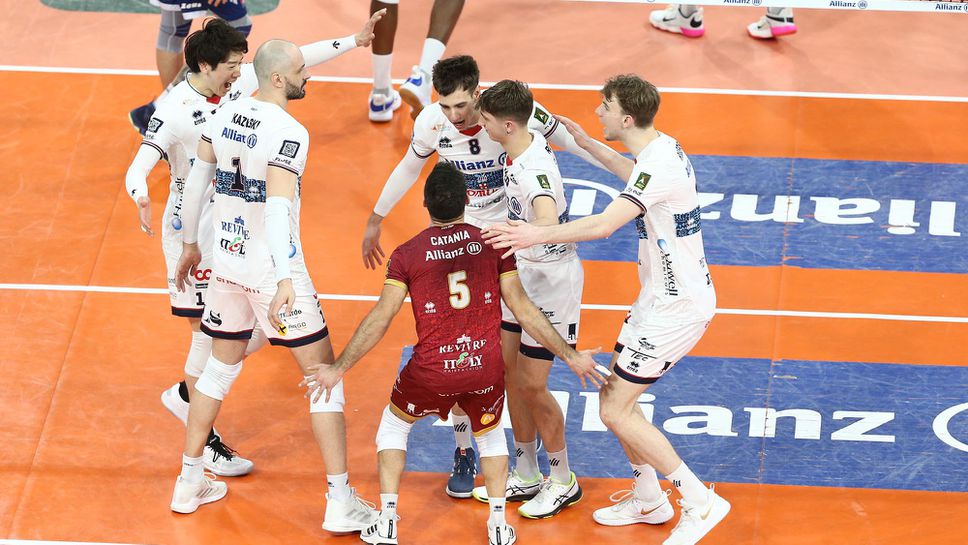 Матей Казийски и Милано със загуба срещу Пиаченца в 1/4-финал №2