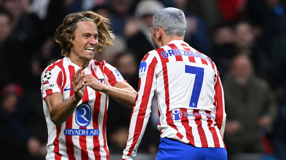 Атлетико Мадрид 4:0 Тотнъм, "шпорите" се самоубиват на "Метрополитано"