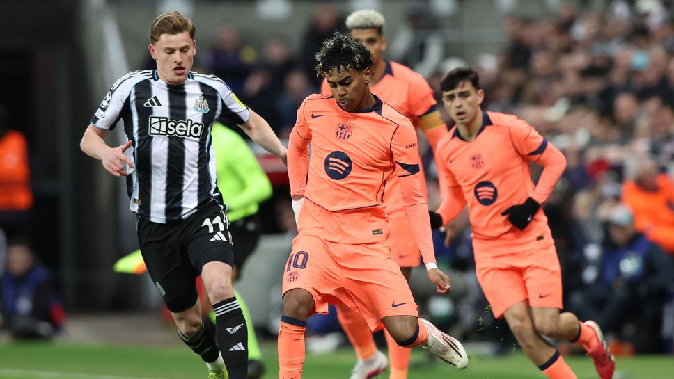 Нюкасъл 0:0 Барселона (полувреме)