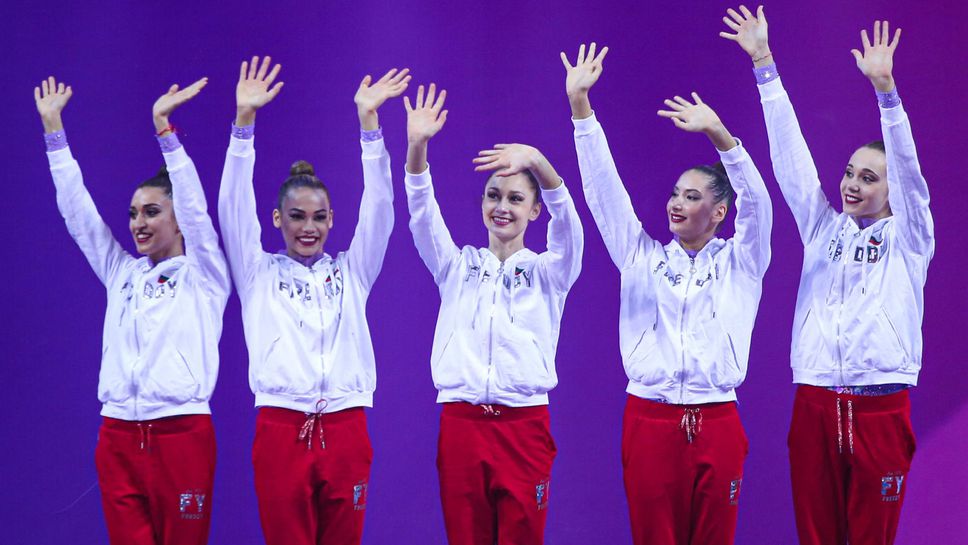Три медала за ансамбъла на България от Световната купа по художествена гимнастика в Ташкент