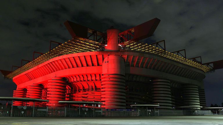 Вълнението преди полуфинала на Шампионската лига между Милан и Интер