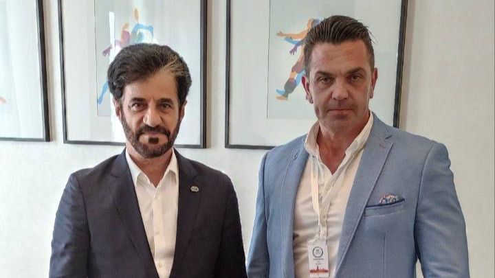 Председателят на АФБ се срещна с президента на ФИА в Мароко