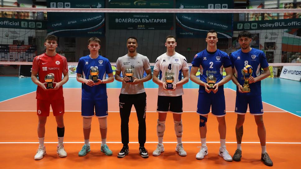 Индивидуални награди за юноши под 20 години! Ерик Георгиев е MVP