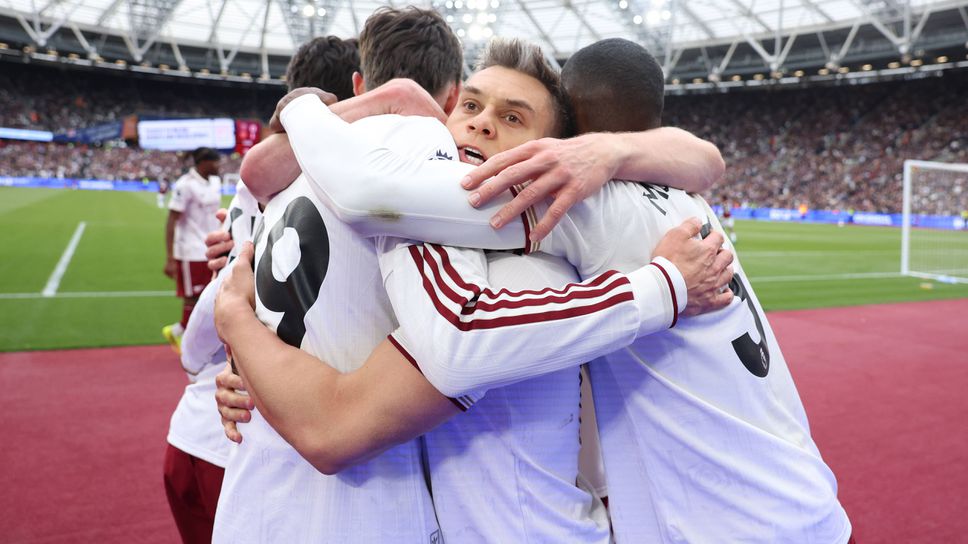 Уест Хам 1:1 Арсенал, гол в добавеното време