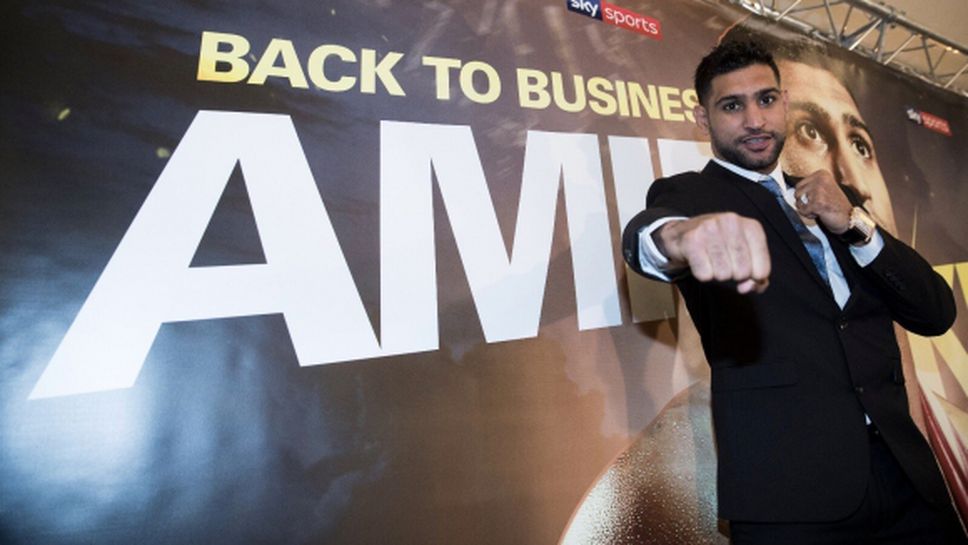 Амир Хан се завръща с боксов спектакъл в Ливърпул