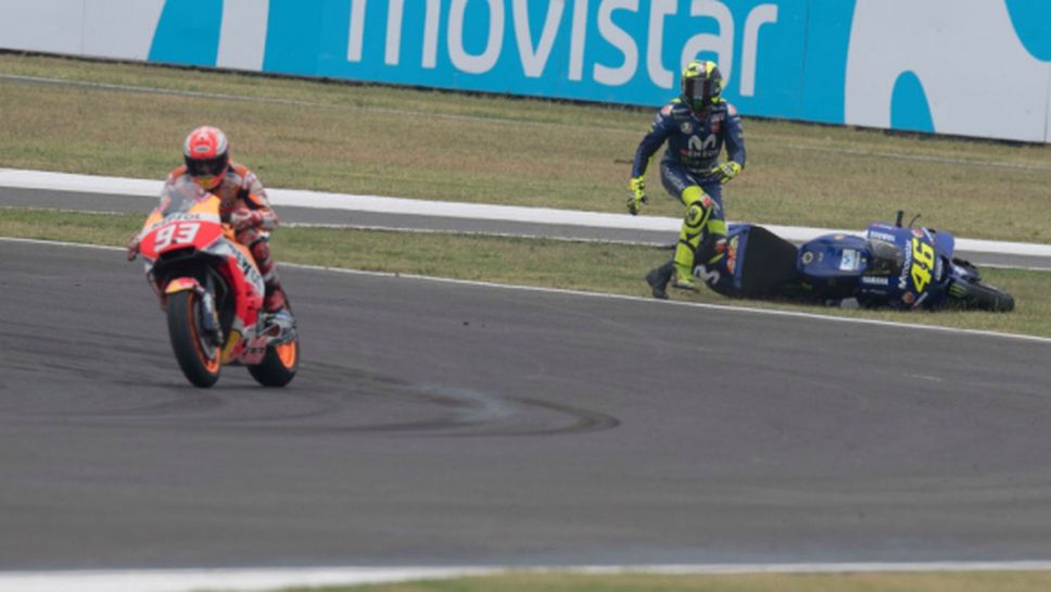 В MotoGP им писва от враждата между Роси и Маркес