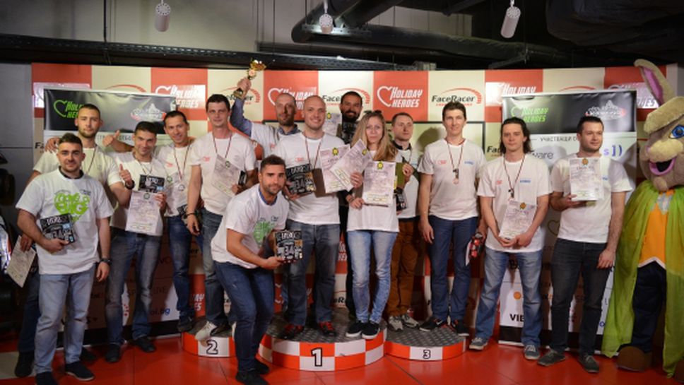 Рали шампионът Димитър Илиев и Лео Бианки се откроиха на благотворителен картинг турнир