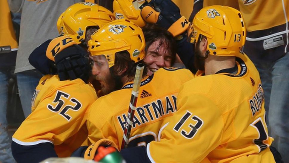 Нешвил с труден успех срещу Уинипег