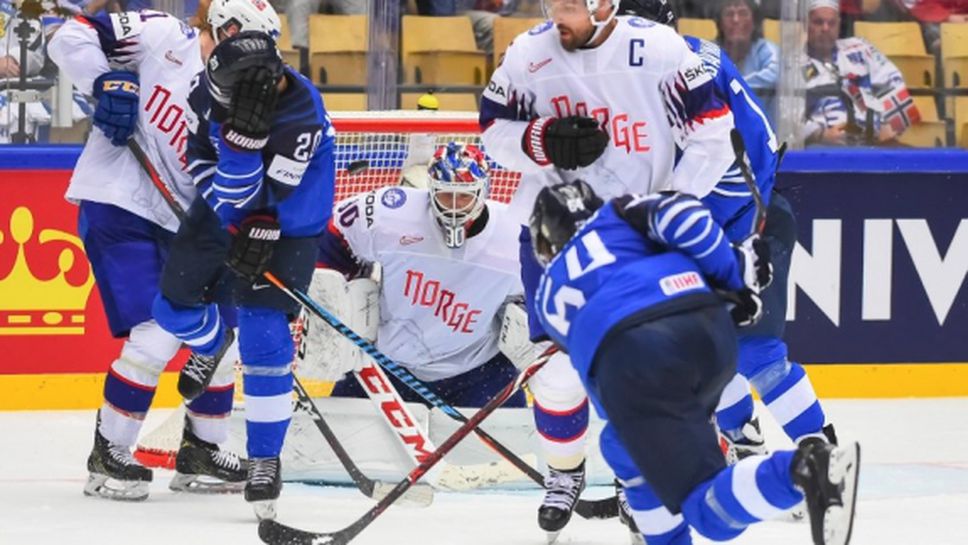 Финландия разгроми Норвегия със 7:0, Чехия измъкна успех с дузпи над Швейцария