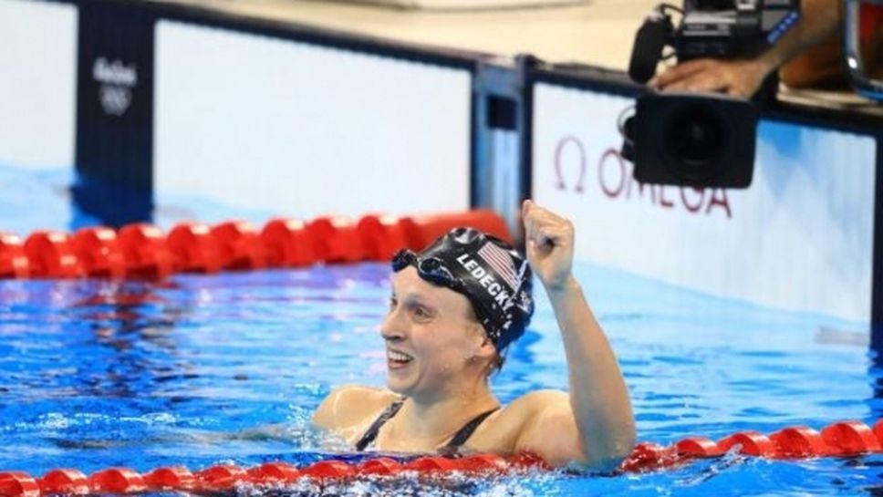 Кейти Ледецки подобри световния си рекорд на 1500 метра свободен стил