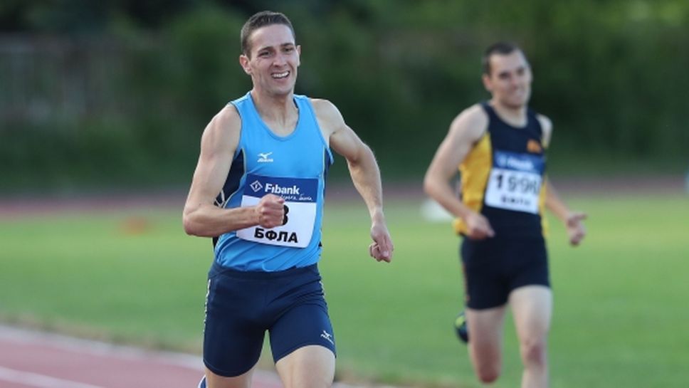 Алекс Василев с много силен резултат на 800 м в Ханя