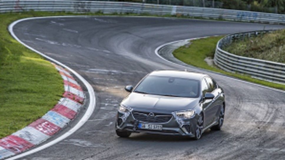 Новият Opel Insignia GSi завладява Северната отсечка на "Нюрбургринг" (Видео)