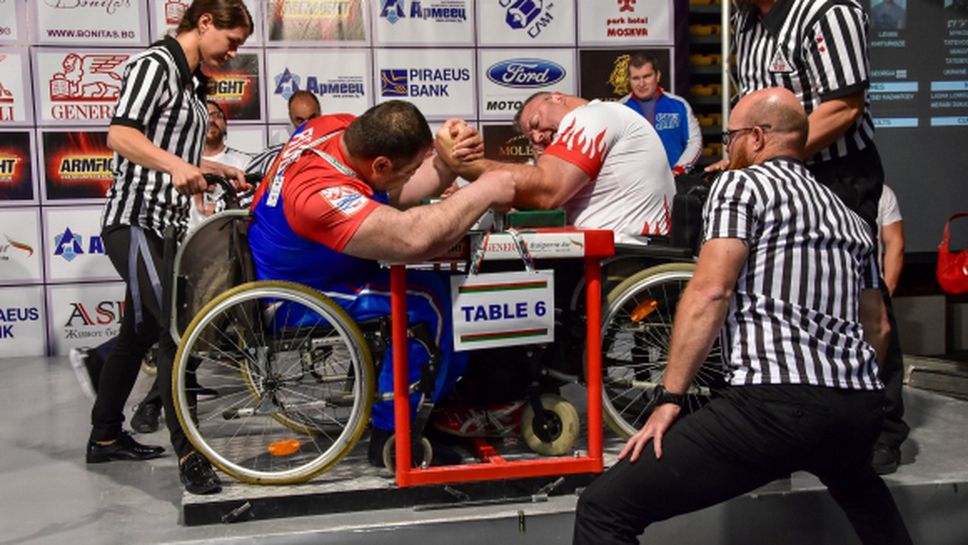 България с трима финалисти в първия ден на европейското по канадска борба за хора с увреждания