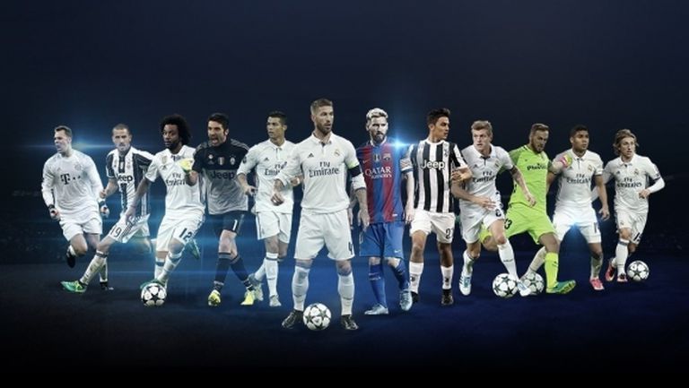 УЕФА обяви номинираните за най-добрите играчи по постове в ШЛ, половината са от Реал