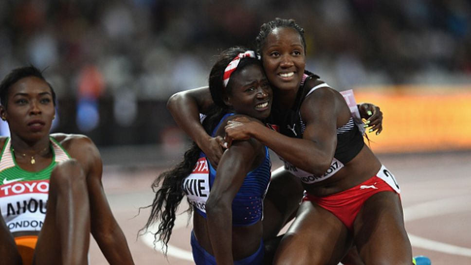 Американски триумф и в женския финал на 100 метра в Лондон