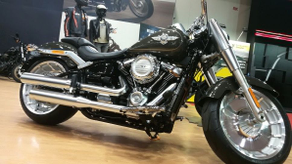 Harley-Davidson Fat Boy пристигна на Автомобилен салон София