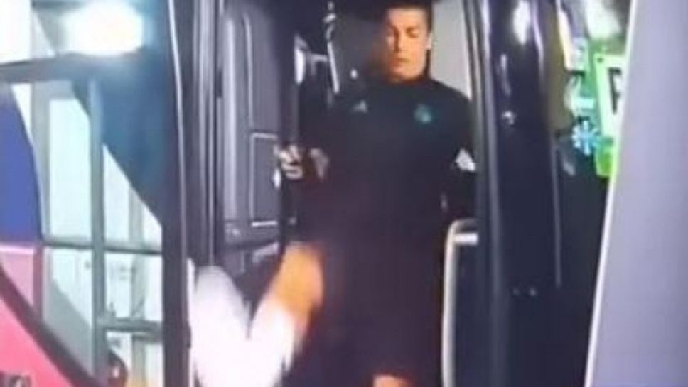 Кристиано Роналдо едва не се преби в Скопие (видео)