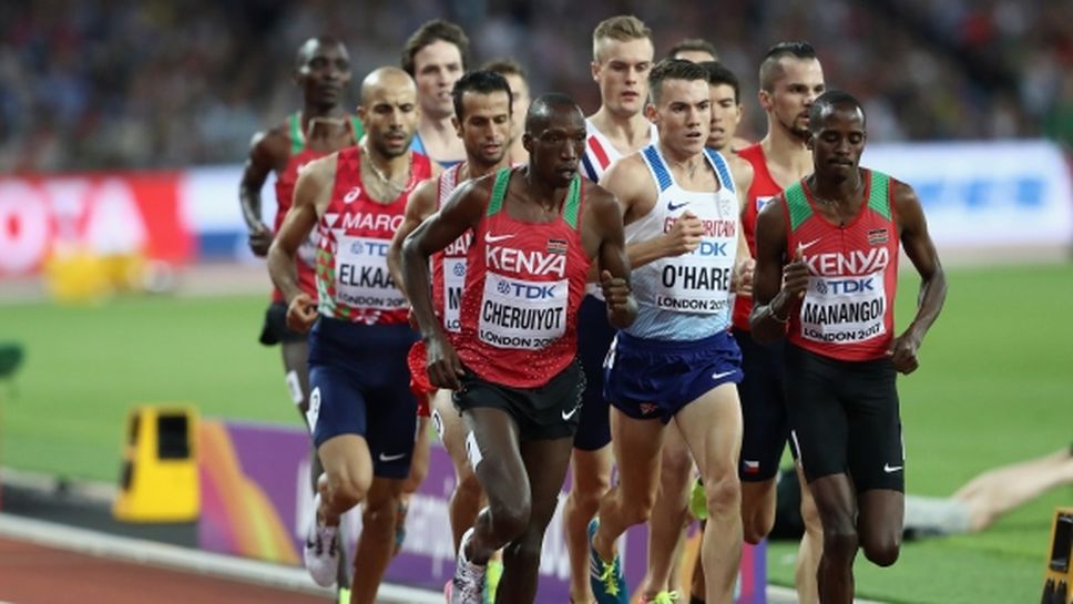 Двойна победа за Кения на 1500 метра при мъжете на СП в Лондон