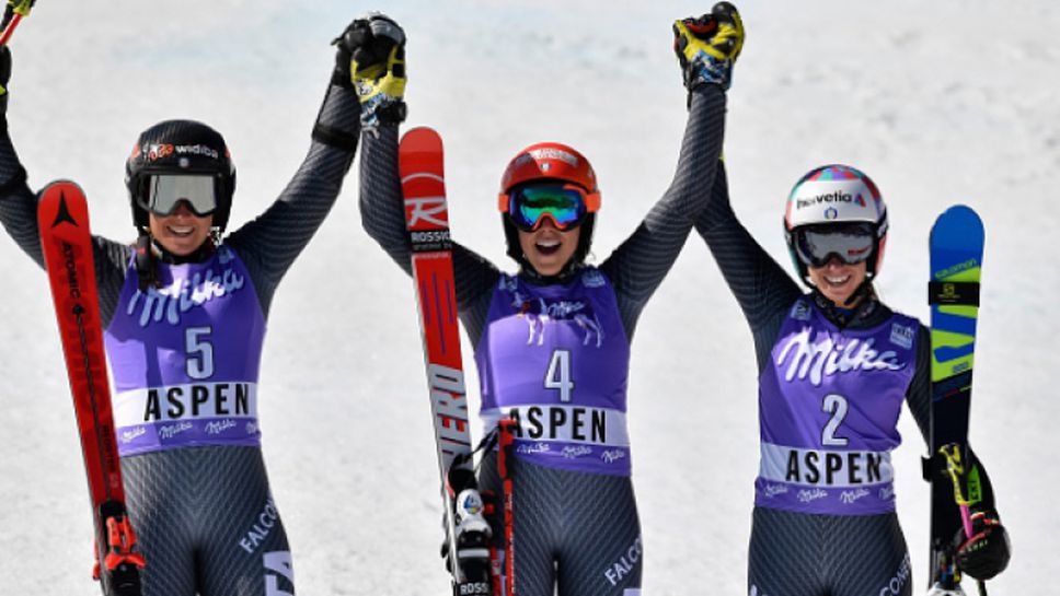 Тотална италианска доминация в последния старт от алпийските ски при жените