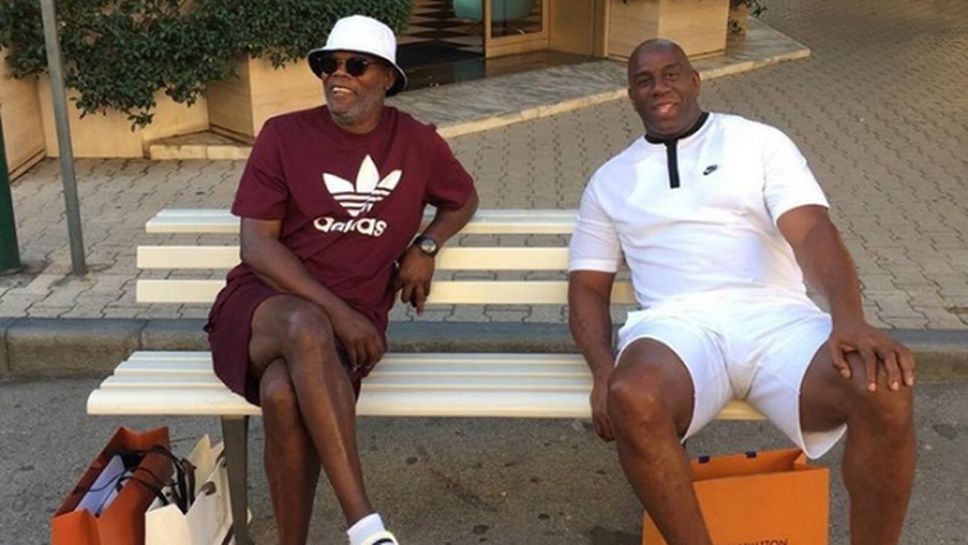 Пълен майтап: взеха Меджик Джонсън и Самюъл Джаксън за мигранти