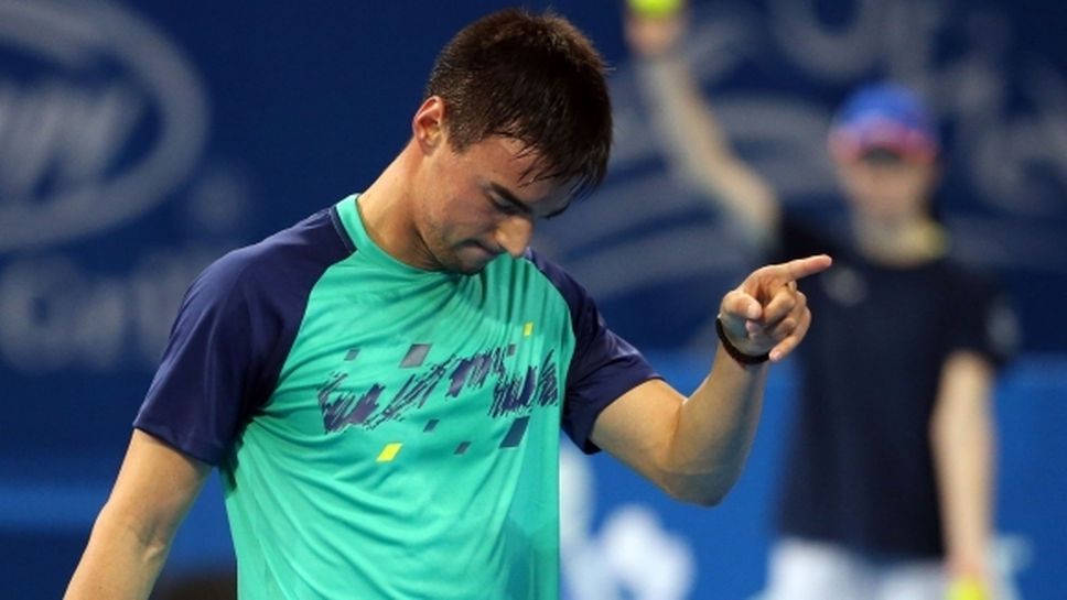 Кузманов се класира за втория кръг на турнир по тенис в Турция