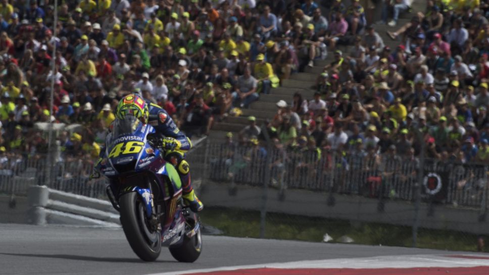 Валентино Роси продължава да пише история със старт №300 в MotoGP
