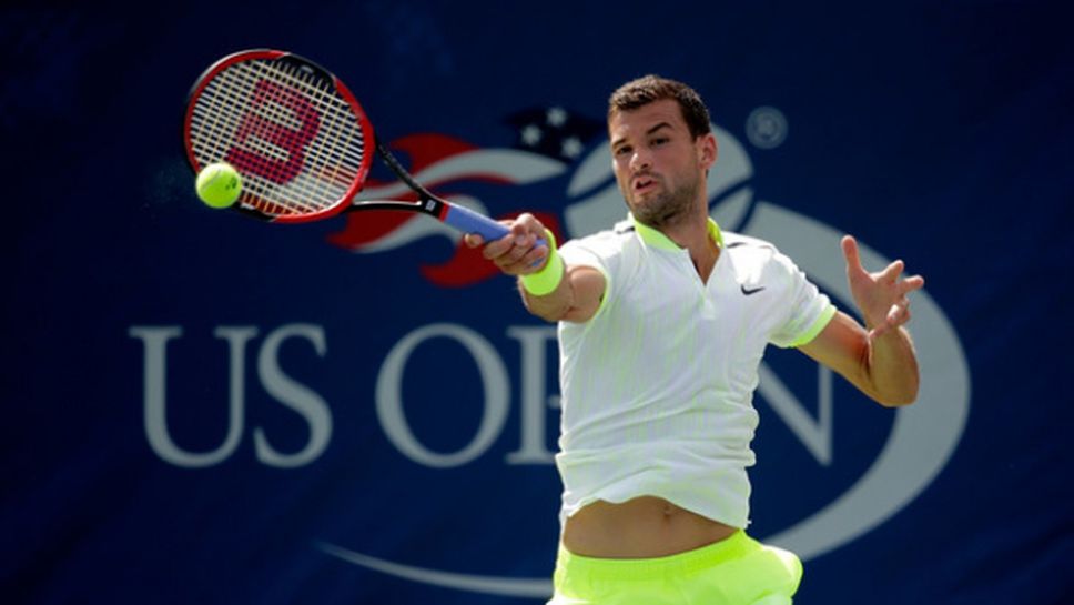 Евроспорт излъчва на живо първия мач на Григор Димитров от US Open