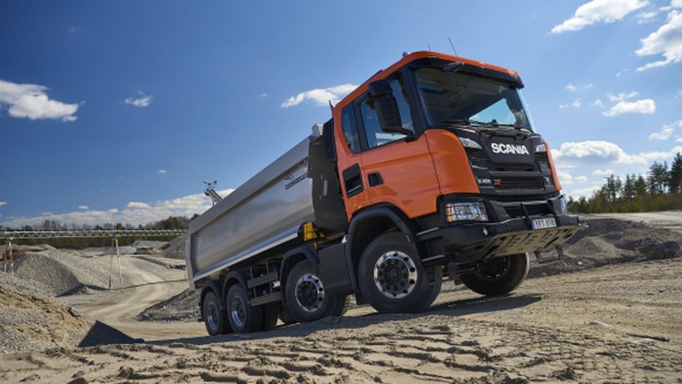 Scania пусна нова генерация на гамата си строителни камиони