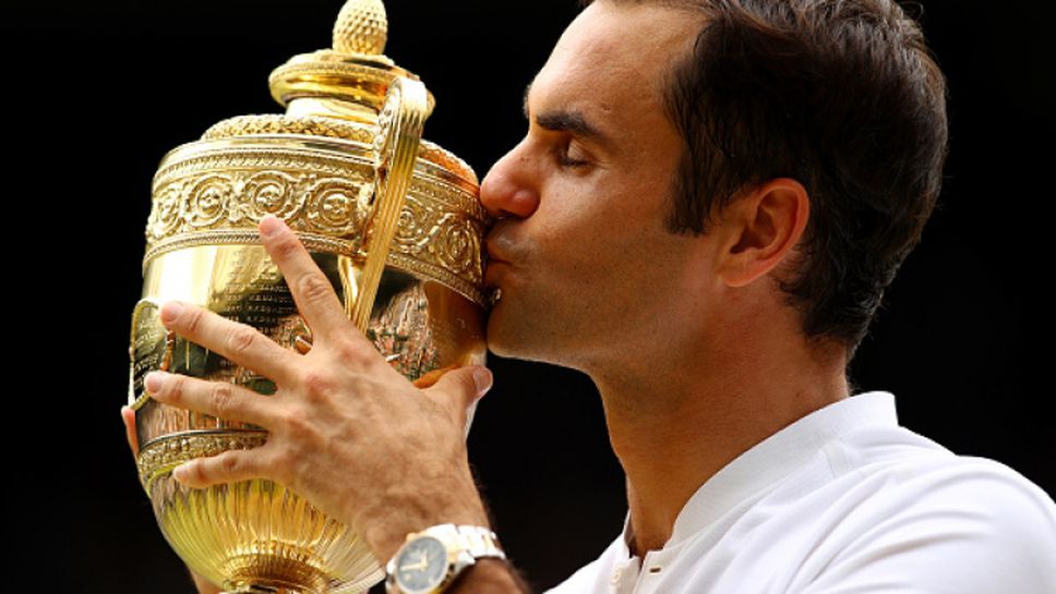 Федерер спечели историческа осма титла на "Уимбълдън"