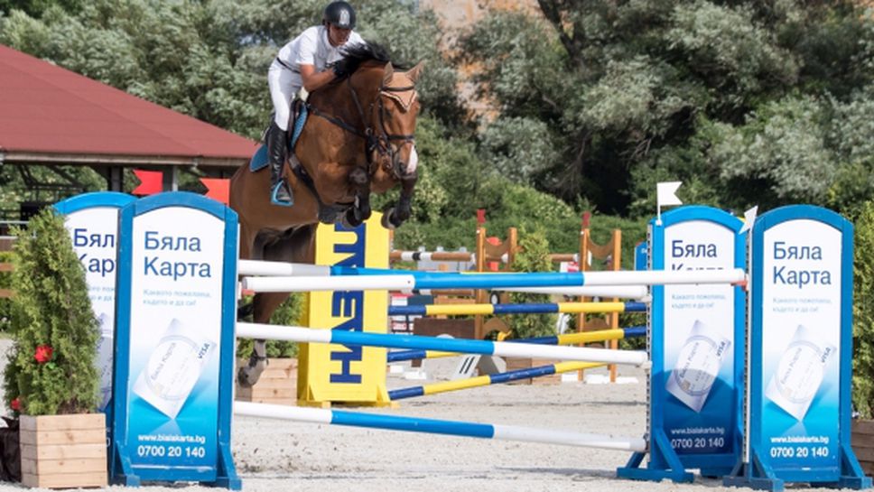 Ангел Няголов триумфира в лигата по прескачане на препятствия