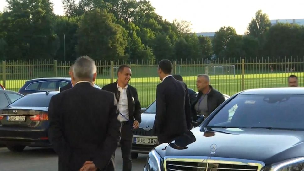 Шефовете на Лудогорец пристигнаха на "ARVI Football Arena"