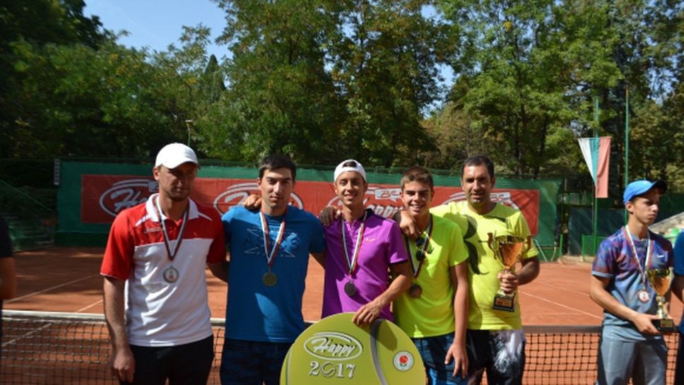 ТК "НСА" спечели държавното отборно първенство по тенис за мъже