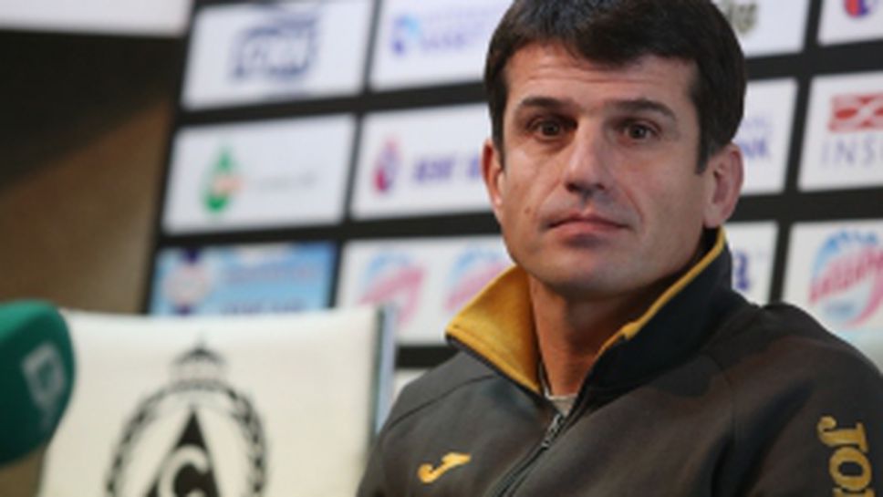 Пресконференция на Владимир Иванов преди първата тренировка на Славия