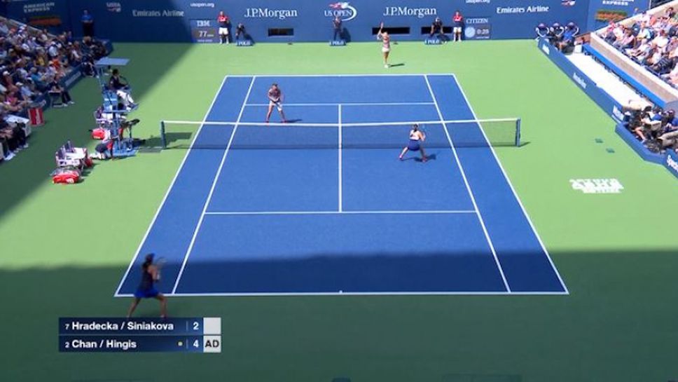 Чан Юн-Джан и Мартина Хингис спечелиха титлата при двойките на US Open