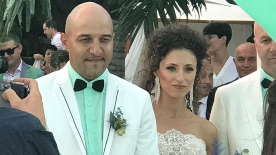 Румънеца се ожени за бивша гимнастичка (снимки)
