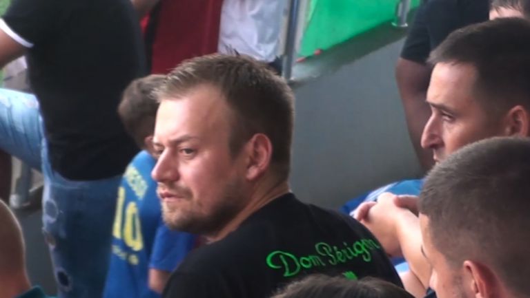 Пацо "брадъра" дойде за мача на неговия Ботев срещу Левски