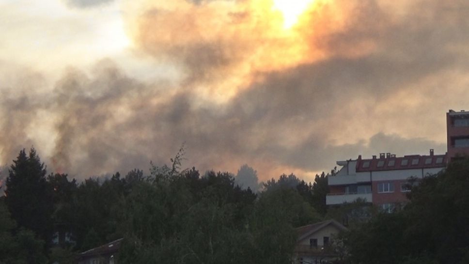 Избухна голям пожар около стадион “Берое” преди шоуто на Стоичков (видео+снимки)