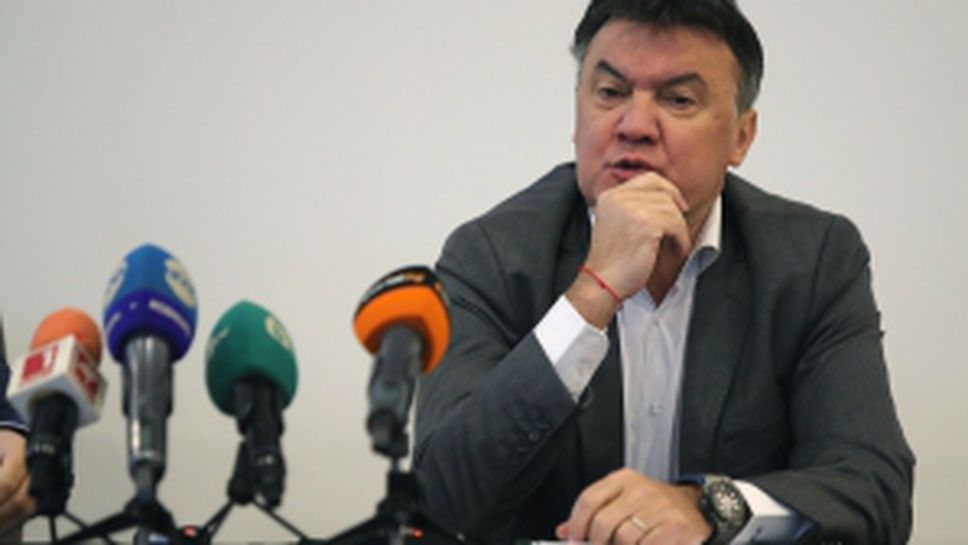 Пресконференция на изпълнителния директор на БФС - Борислав Михайлов