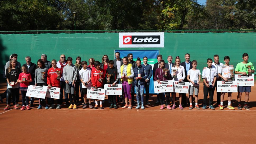 Мери Пиърс и Дейвид Хагърти наградиха най-талантливите български тенисисти